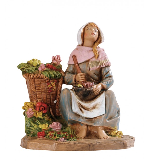 Pastorella Per Presepe 271 12 Cm