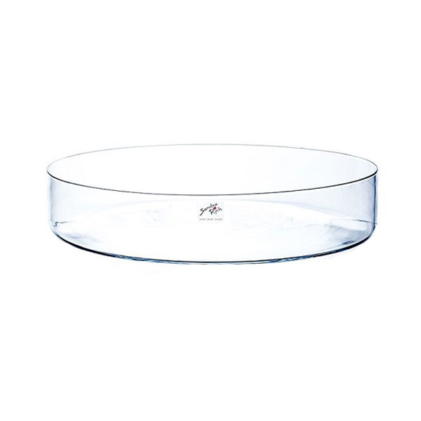 Vaso Vetro Tondo Cora D 39X8 Cm