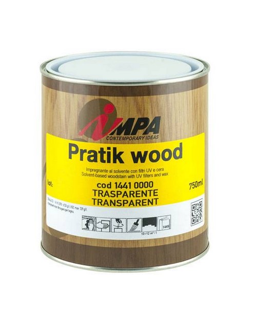 Pratik Wood Trasparente 0,75 Lt Impa