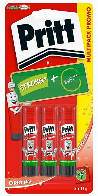 Pritt Colla Stick 11 Gr 3 Pezzi