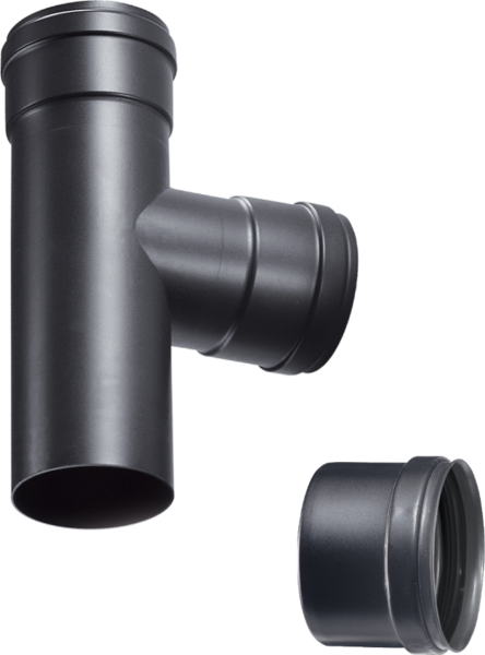 Raccordo A T Stufa Pellet D 10 Cm F/F