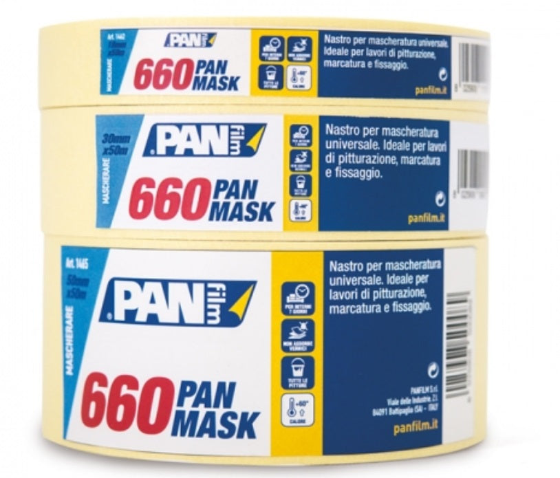 Nastro Carta Giallo 660 Pan Mask Ean 50Mmx50M