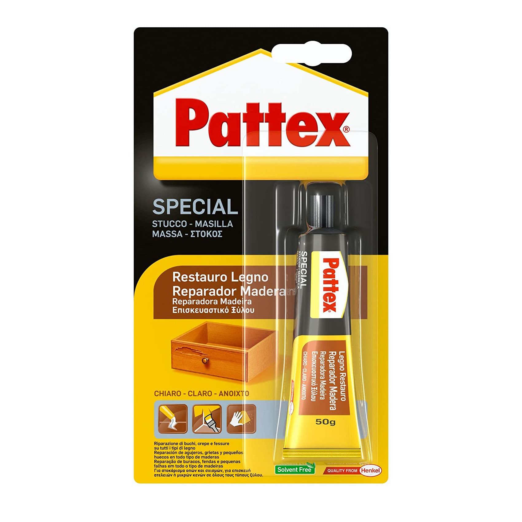 Pattex Special Restauro Legno Chiaro 50 G