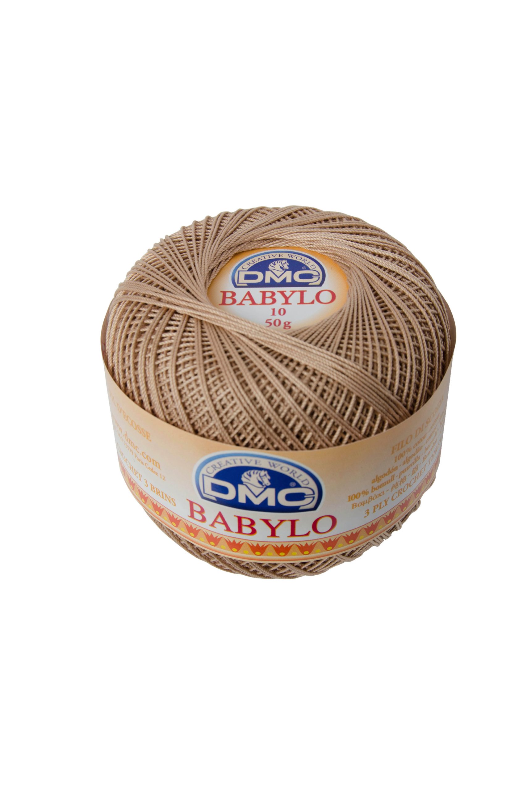 Cotone Dmc Babylo 10 Colore 3864: Filo di cotone morbido e resistente, disponibile in una vasta gamma di colori, ideale per progetti di ricamo, uncinetto e lavorazioni a maglia. | Dematteis.it