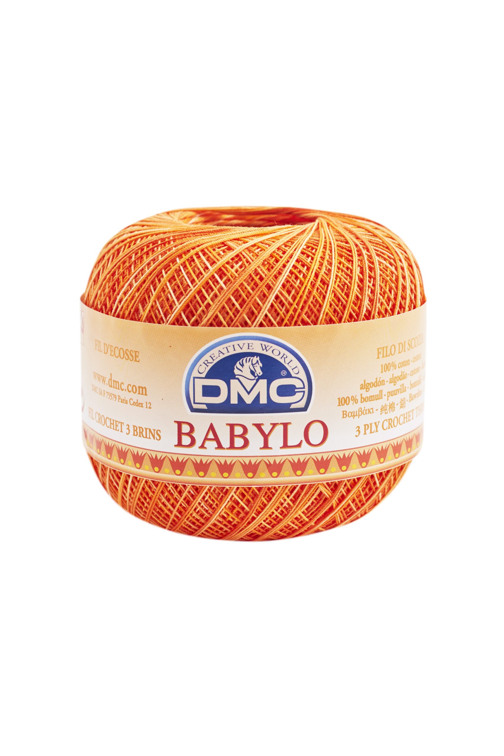 Cotone Dmc Babylo 10 Colore 51: Filo di cotone morbido e leggero, ideale per lavori di uncinetto e maglia, disponibile in una vasta gamma di colori vivaci. | Dematteis.it
