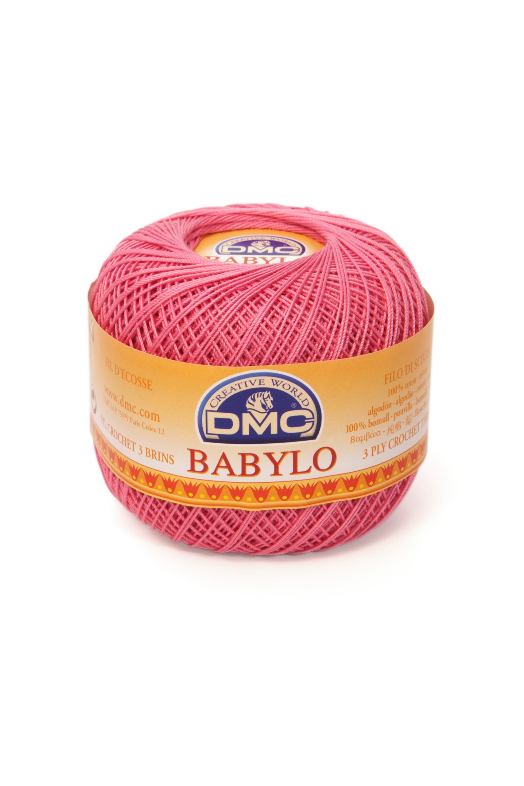 Cotone Dmc Babylo 10 Colore 603: Matassa di cotone morbido e resistente, ideale per lavori di uncinetto e maglia, disponibile in una vasta gamma di colori vivaci. | Dematteis.it