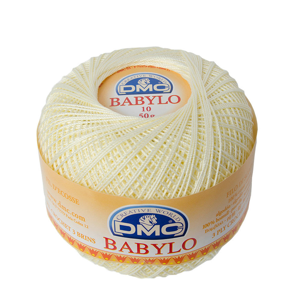 Cotone Dmc Babylo 10 Colore 746: Matassa di cotone morbido e delicato, ideale per lavorazioni a maglia e uncinetto di capi di abbigliamento e accessori. | Dematteis.it