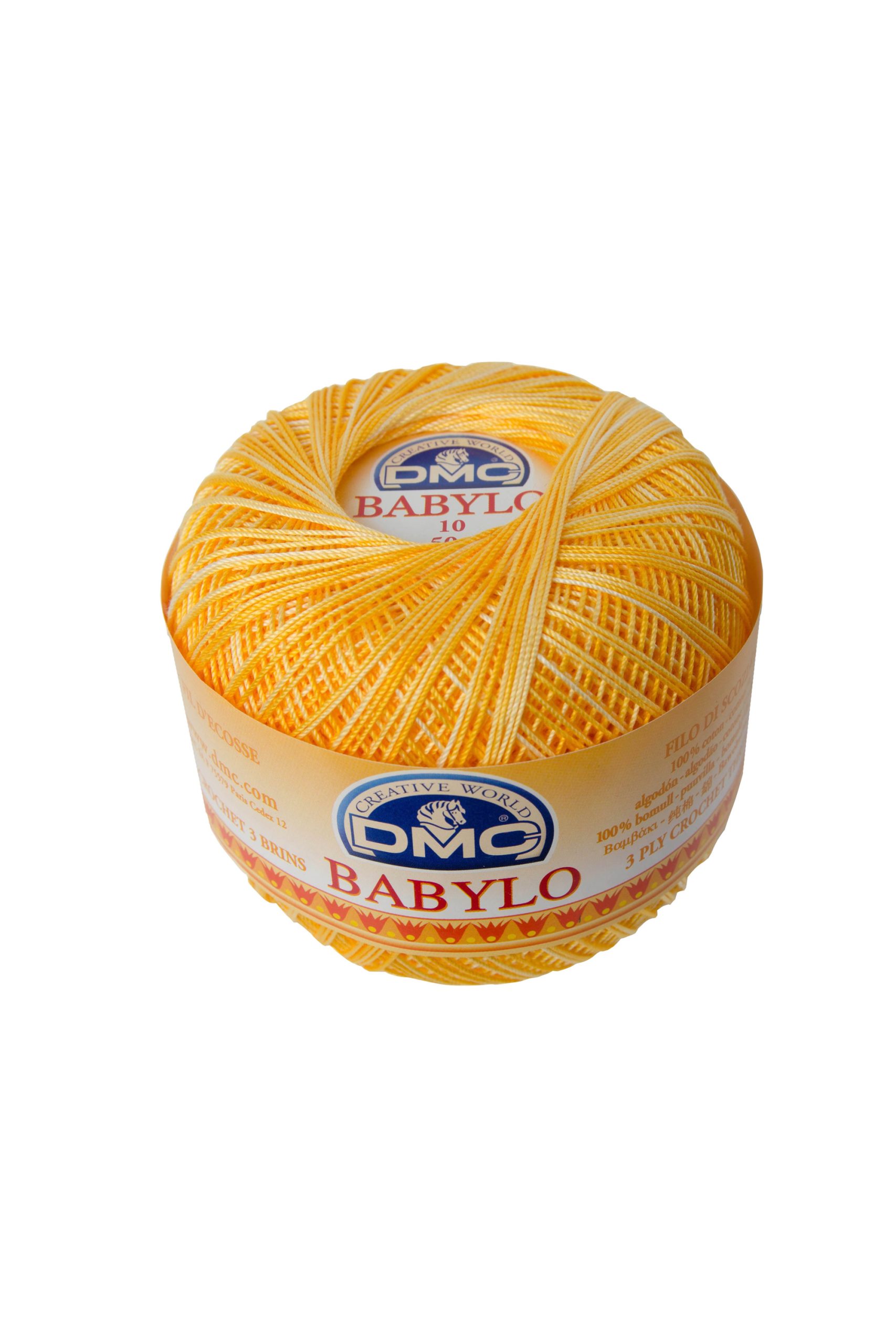 Cotone Dmc Babylo 10 Colore 90: Matassa di cotone morbido e resistente, ideale per lavori a maglia e uncinetto, disponibile in una vasta gamma di colori vivaci. | Dematteis.it