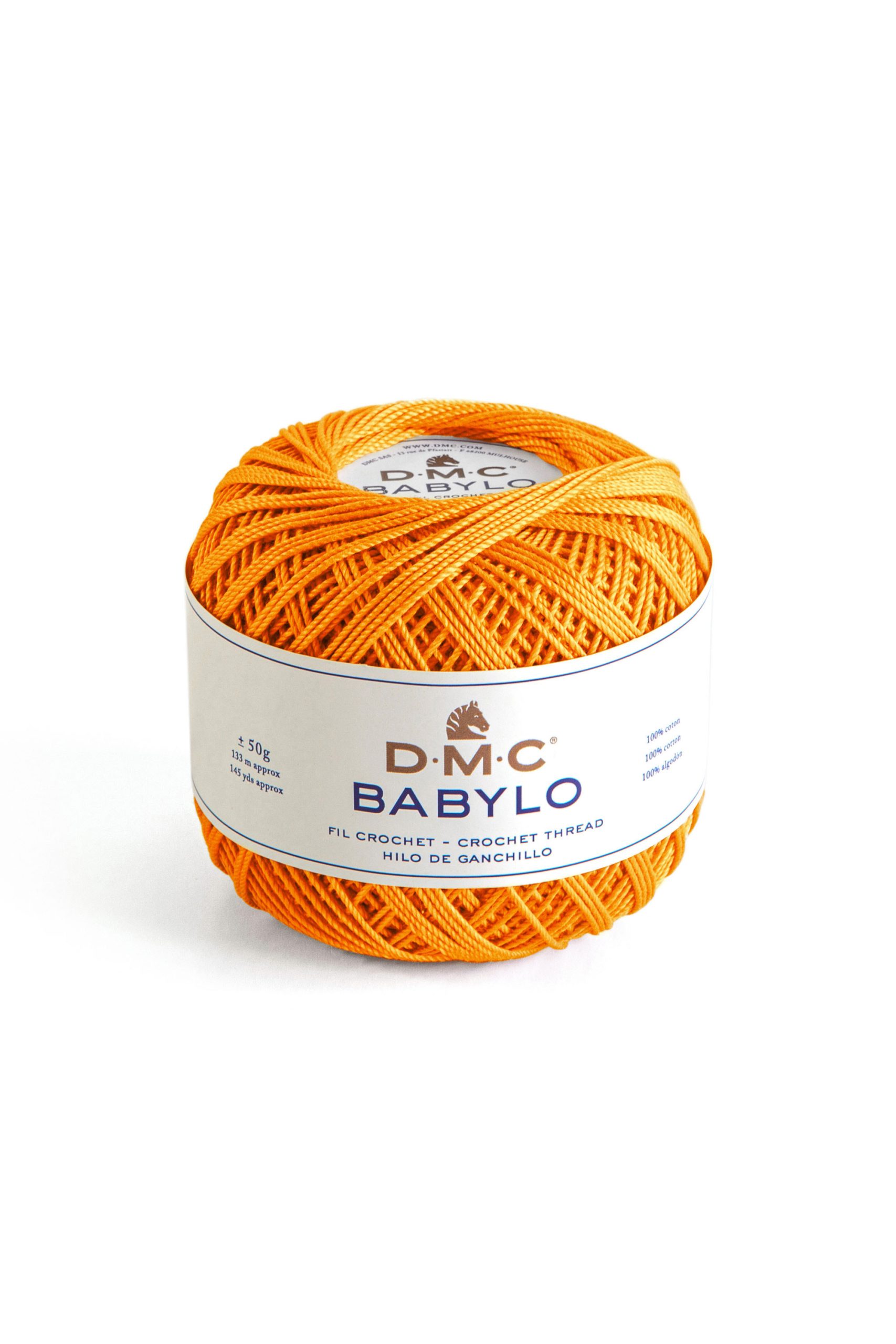 Cotone Dmc Babylo 5 Colore 741: Morbido filato in cotone per lavori a maglia e uncinetto, disponibile in una vasta gamma di colori vivaci. | Dematteis.it