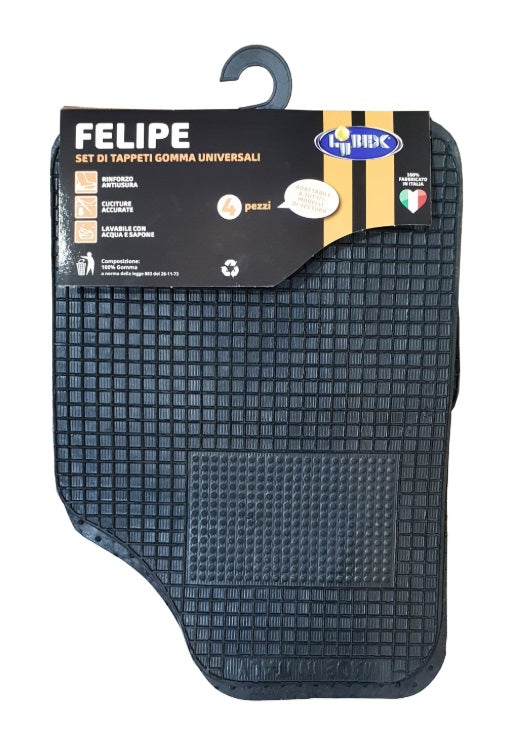 Lubex Set 4 Tappeto Gomma Felipe