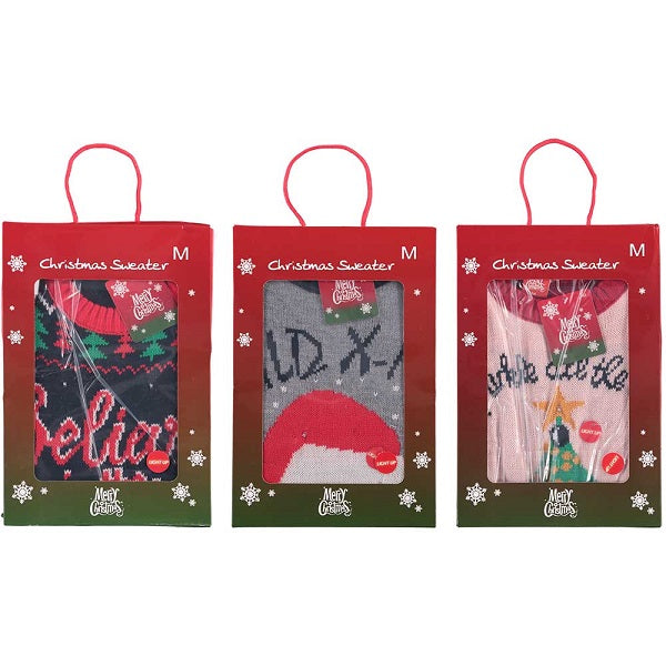 Maglione Natalizio Donna in confezione regalo per abbigliamento festivo invernale - DeMatteis.it