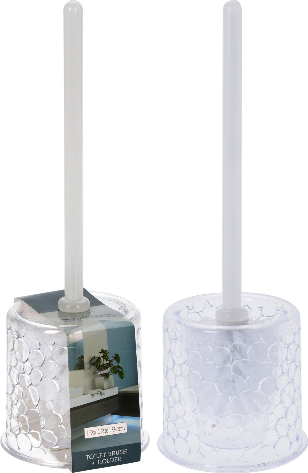 Scopino Wc Con Supporto Plastica