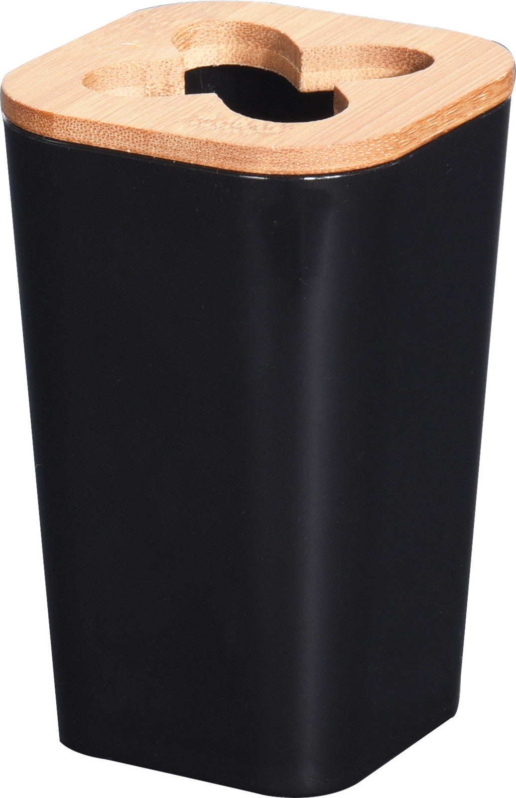 Porta Spazzolini Nero Bamboo