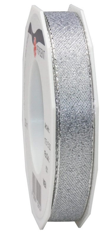Nastro Wien Silver decorativo lunghezza 20 m altezza 15 mm per confezioni regalo e decorazioni - DeMatteis.it
