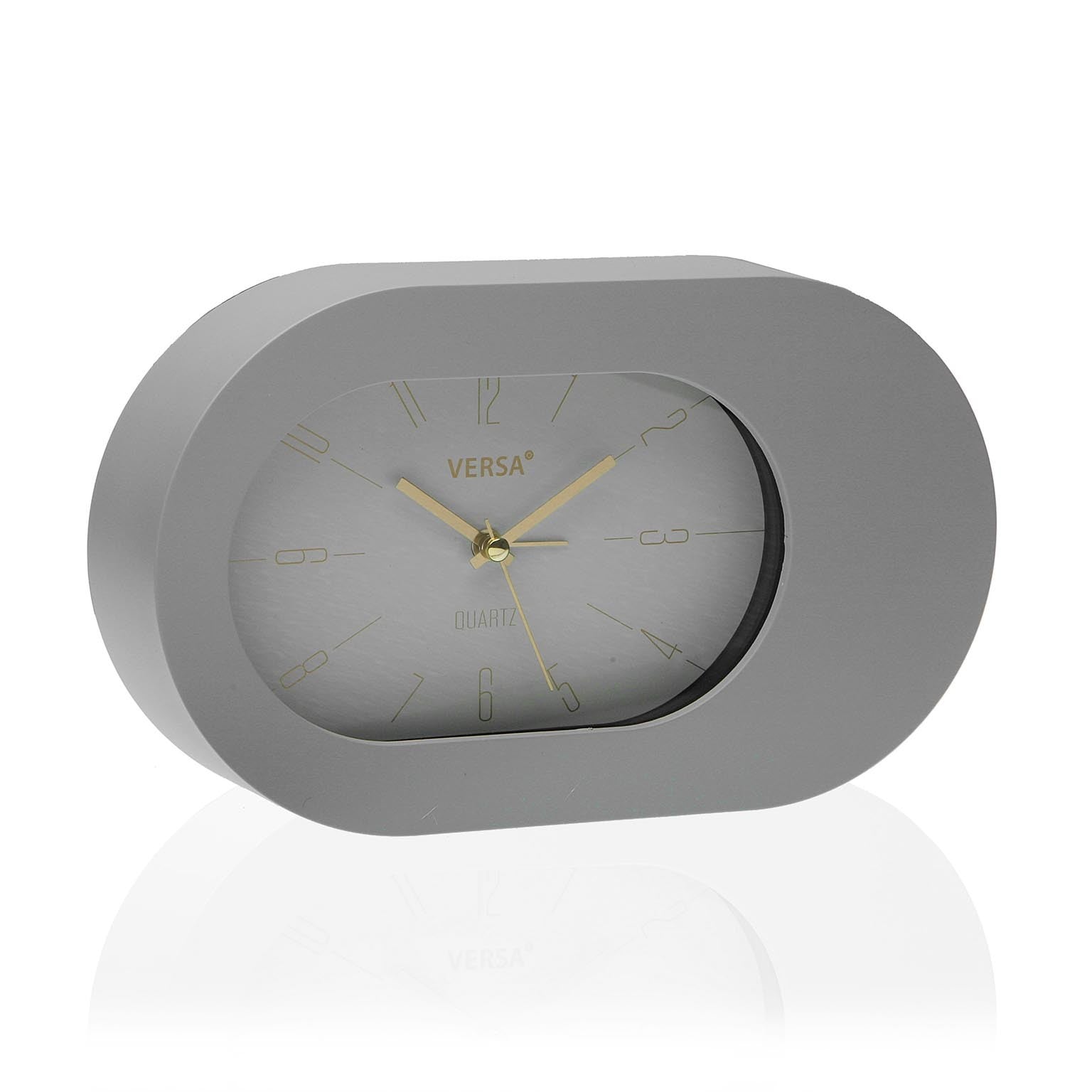 Sveglia Grigio Lancette Oro