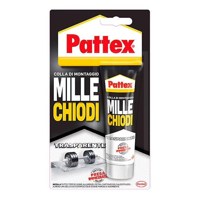 Pattex Millechiodi Trasparente Gr 40