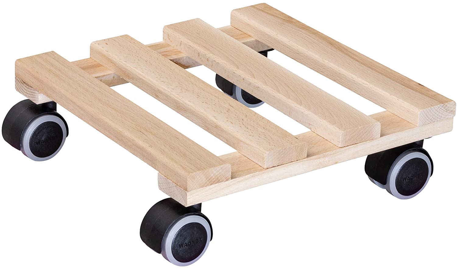 Carrello Per Piante Legno Faggio 25X25 Cm 100 Kg