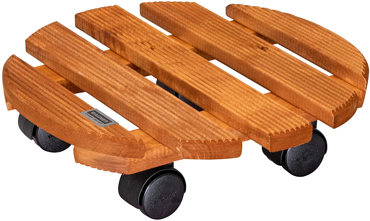 Carrello Per Piante Legno Conifere Castagno D30 Cm 100 Kg