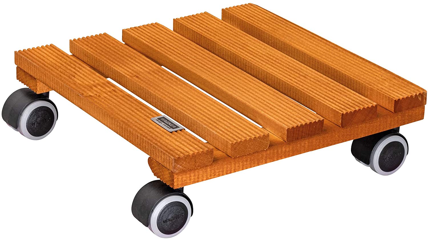 Carrello Per Piante Legno Castagno 28X28 Cm 100 Kg