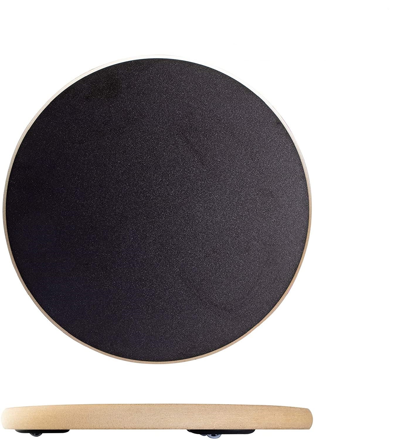 Carrello Per Piante Legno Mdf Rivestimento Melaminico Nero D29,5 Cm 100 Kg