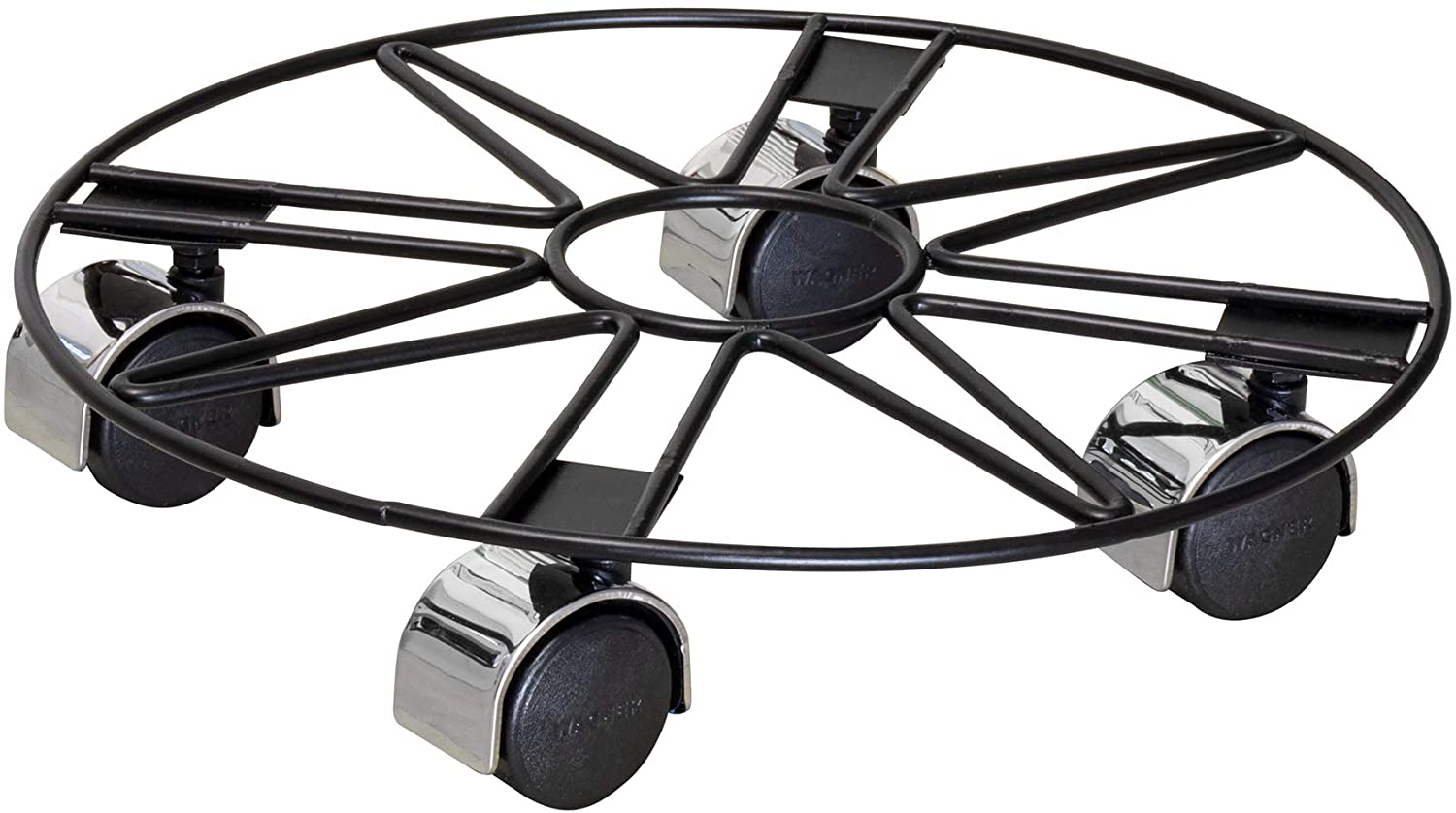 Carrello Per Piante Acciaio Cromato D30 Cm 60 Kg