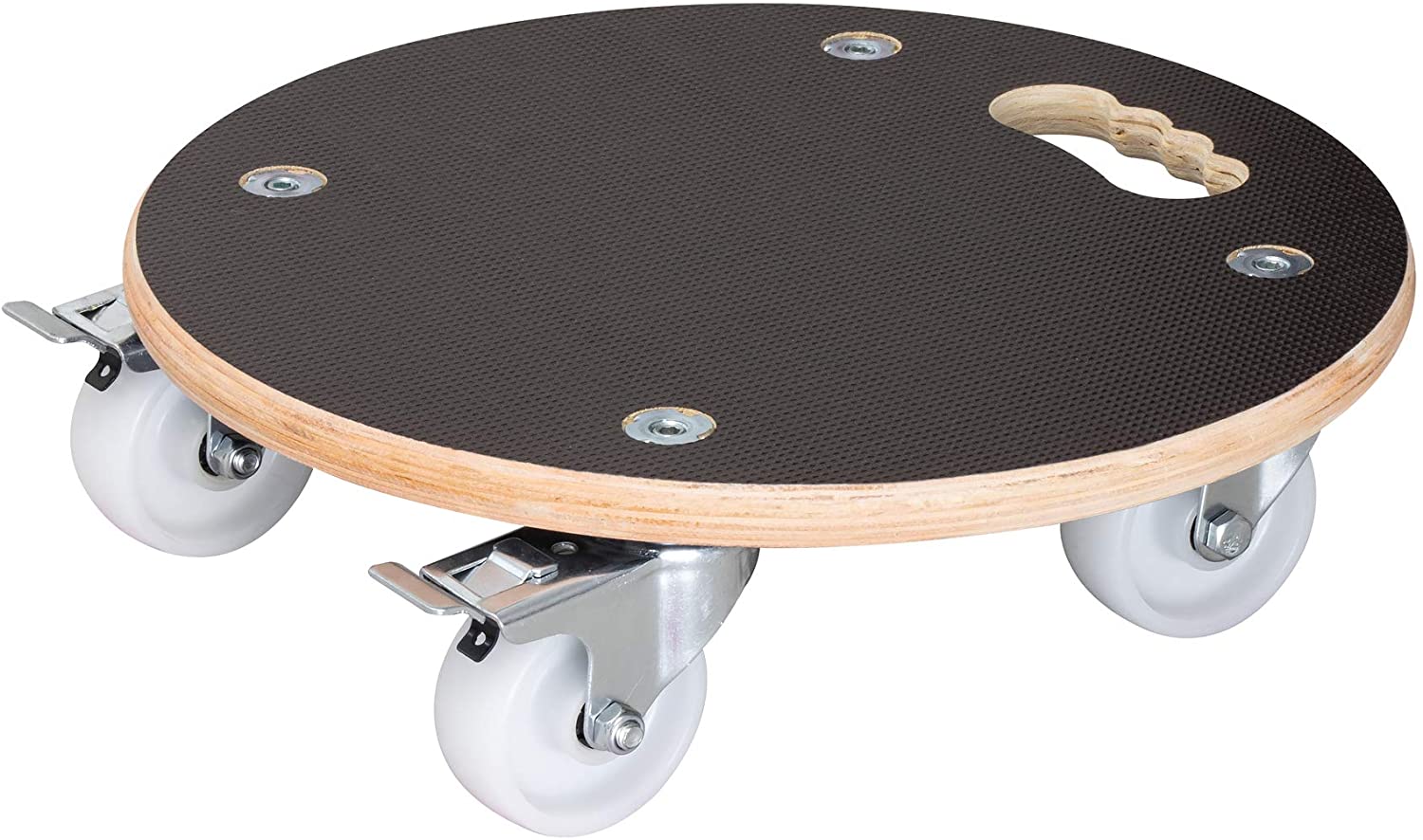 Carrello Per Piante Legno E Antiscivolo D38 Cm 250 Kg