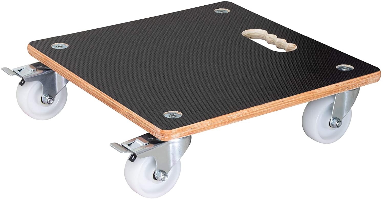 Carrello Per Piante Legno E Antiscivolo 38X38 Cm 250 Kg
