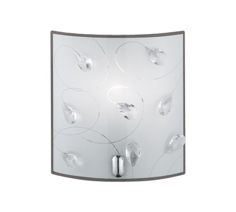 Applique Carbonado Vetro Con Gemme