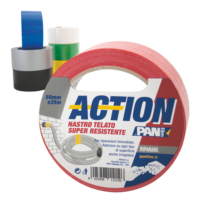 Nastro Action Tape Nero 50Mmx25M