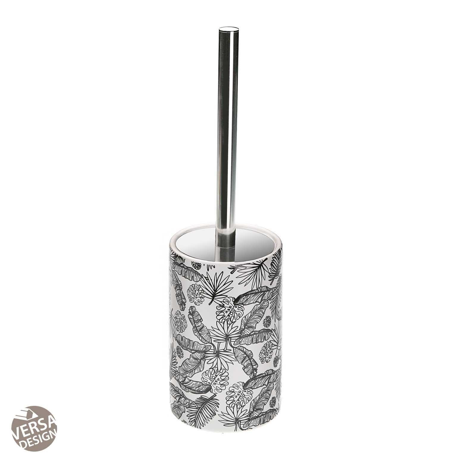 Portascopino Bagno Disegno Foglie