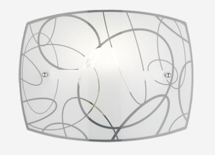 Applique Spirelli Rettangolare Vetro