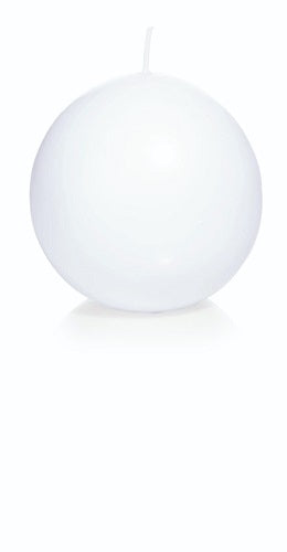 Candela Sferica 70 Mm Bianco