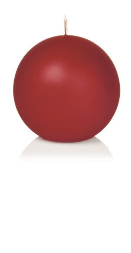 Candela Sferica 70 Mm Rosso Antico