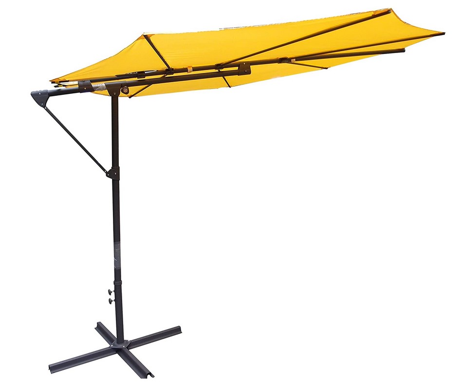 Ombrellone Girevole Giallo 270 Cm