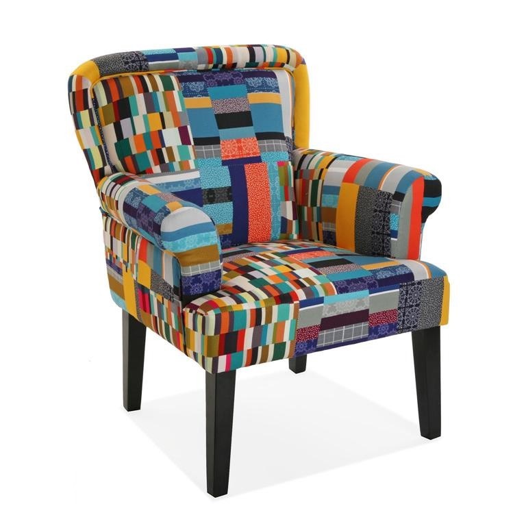 Poltrona Parchwork Etna Blu