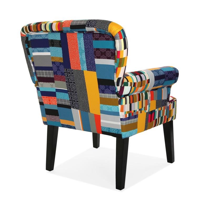 Poltrona Parchwork Etna Blu