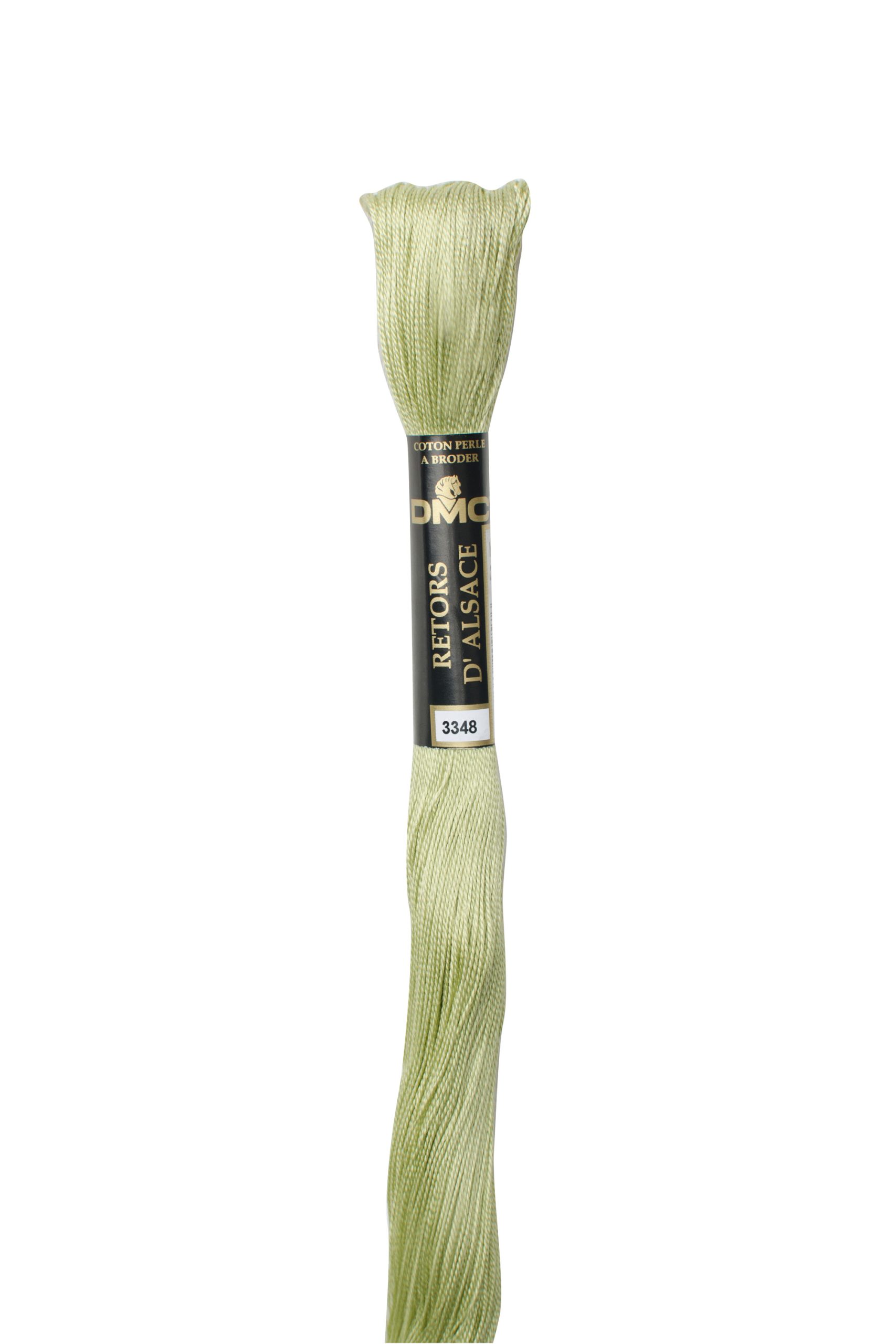 Filato Dmc Retors D'Alsace Grossezza 5 Colore 3348: Filato di lana morbido e resistente, disponibile in una vasta gamma di colori vivaci, ideale per realizzare progetti di maglieria e tessitura. | Dematteis.it