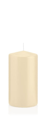 Candela Cilindrica 6X12 Cm Biscotto