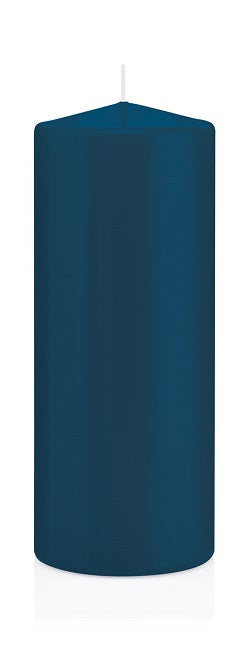 Candela Cilindrica 8X20 Cm Petrolio