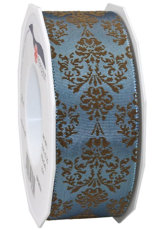 Nastro Brixen Blue decorativo da 20 m altezza 40 mm per confezioni regalo e decorazioni - DeMatteis.it