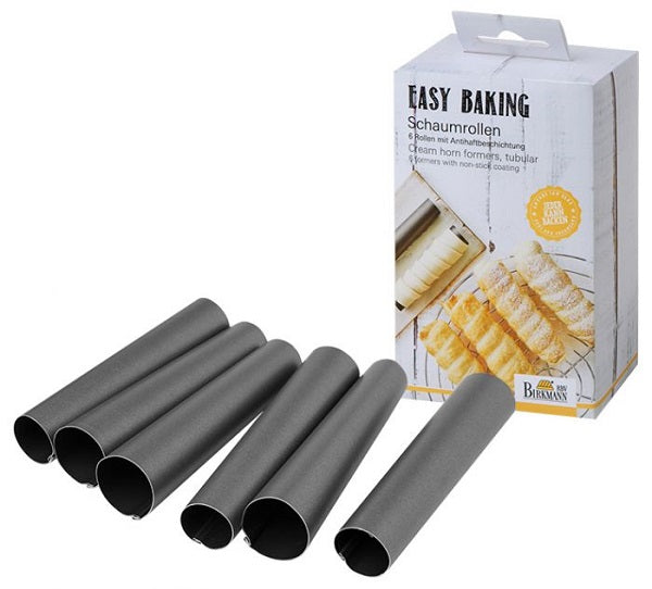 Set Stampo Cannoli 2-3 Cm 6 Pezzi