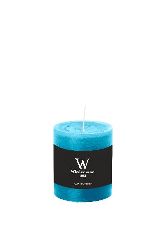 Candela Rustica 6,8X8 Cm Azzurro