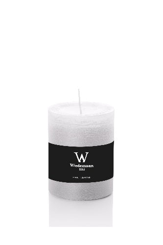 Candela Rustica 7,8X10 Cm Bianco