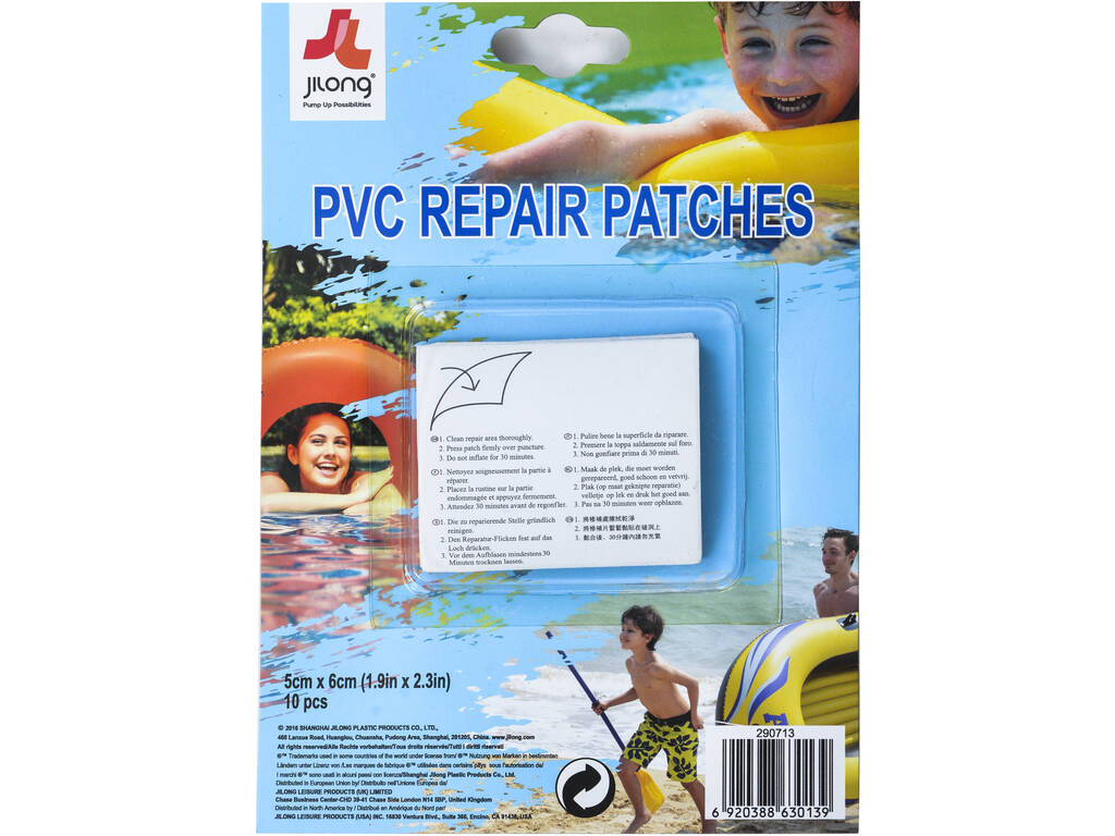 Set toppe ripara piscina PVC