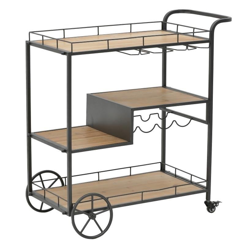 Carrello Con Tavolo Liquori 86X40X90 Cm