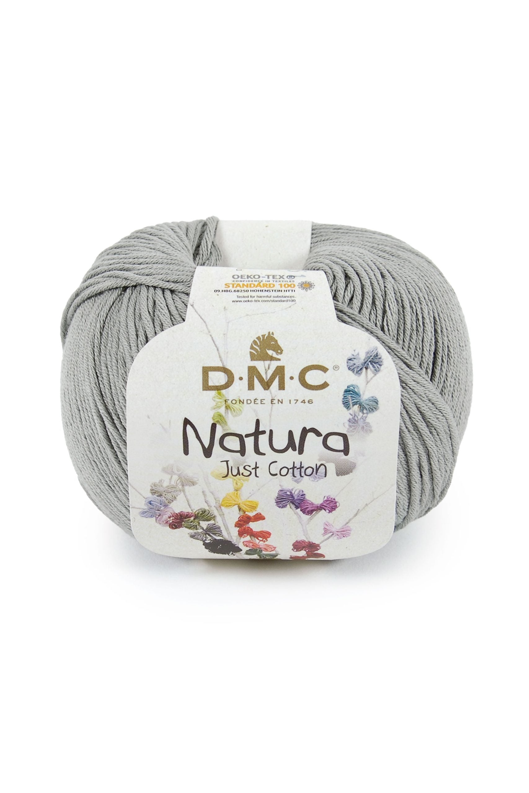 Cotone Dmc Natura Just Cotton Colore N09: Matassa di filato naturale in fibra di cotone, caratterizzata da una morbida consistenza e da una vasta gamma di tonalità disponibili. | Dematteis.it