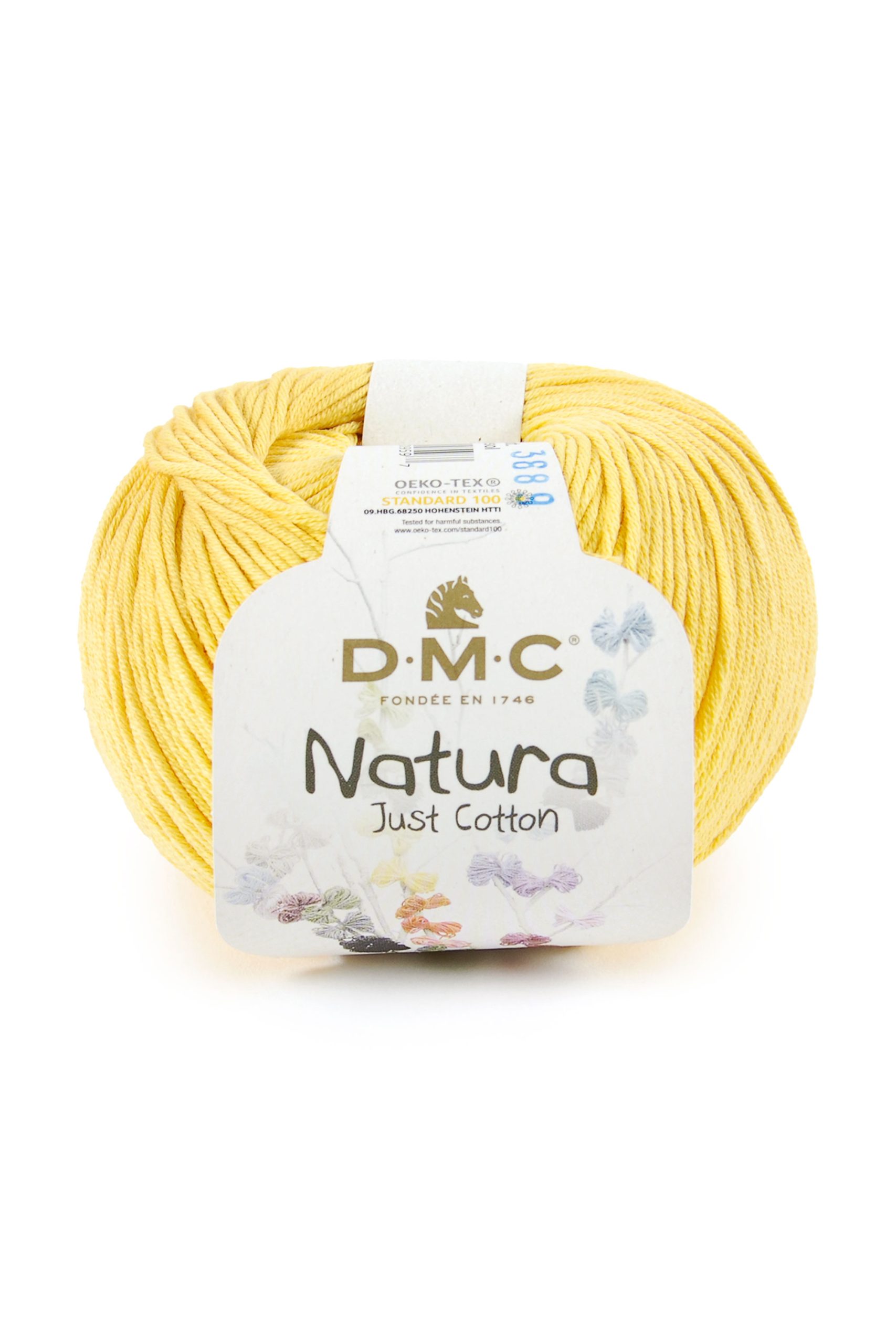 Cotone Dmc Natura Just Cotton Colore N16: Gomitolo di cotone naturale dalle morbide sfumature di colore, ideale per lavori a maglia e uncinetto. | Dematteis.it