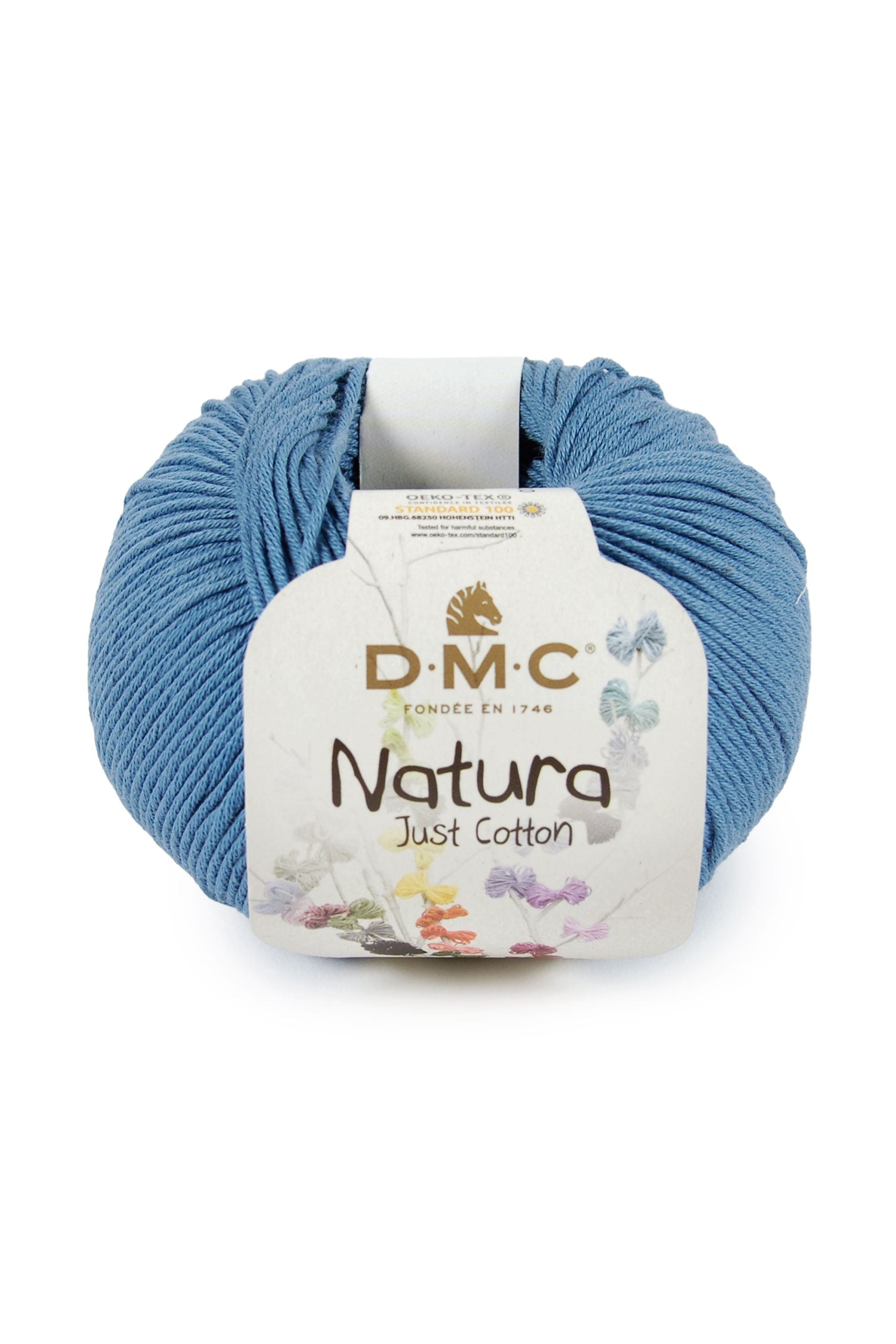 Cotone Dmc Natura Just Cotton Colore N26: Matassa di cotone naturale dalla trama morbida e uniforme, ideale per lavori di uncinetto e maglia. | Dematteis.it