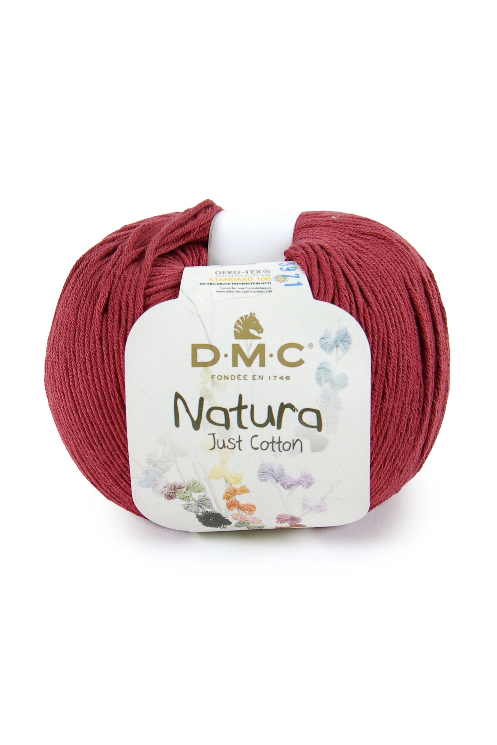 Cotone Dmc Natura Just Cotton Colore N34: Filato naturale in puro cotone con tinta unita, ideale per progetti di tessitura e uncinetto. | Dematteis.it