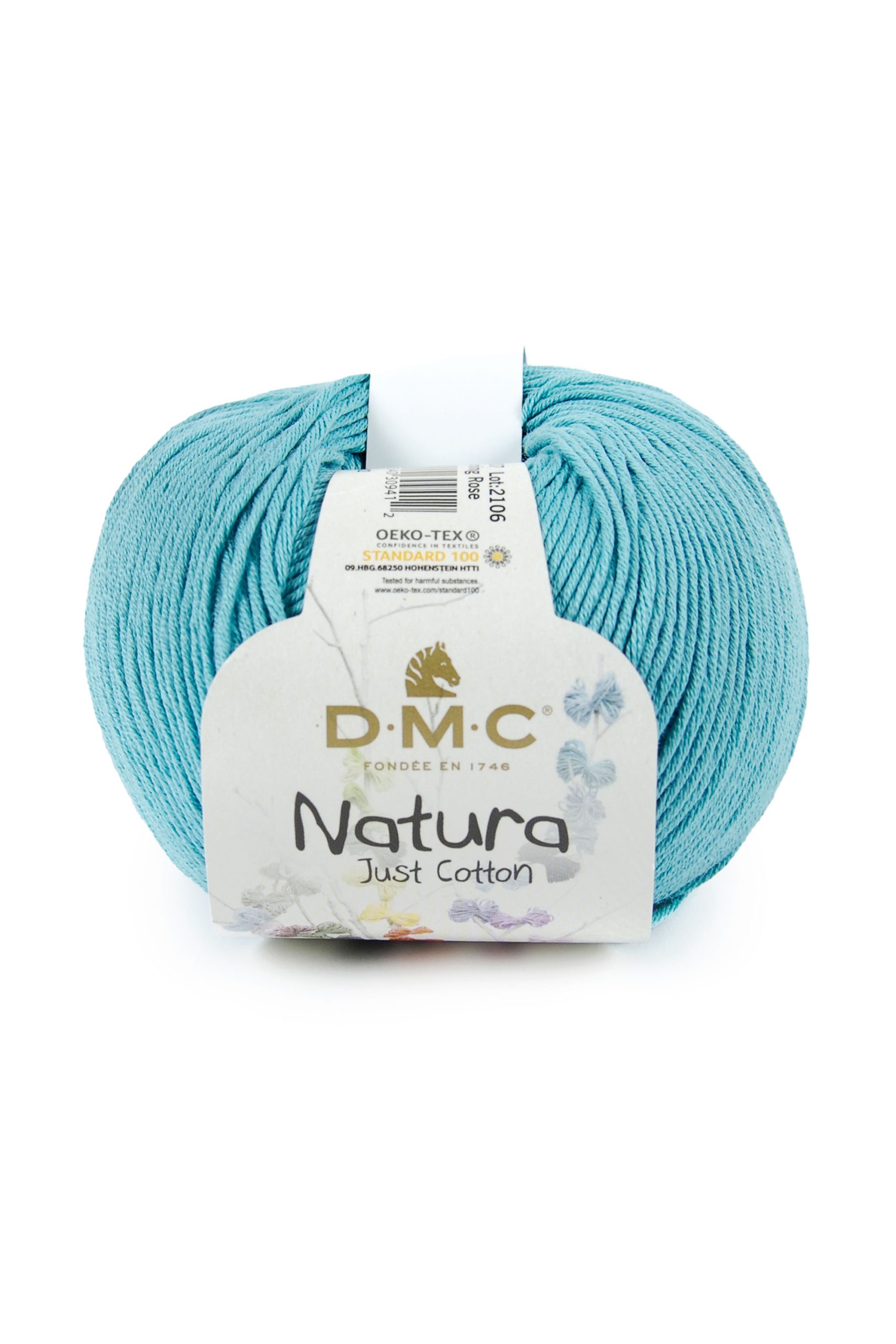Cotone Dmc Natura Just Cotton Colore N49: Matassa di cotone naturale di morbida consistenza e sfumature delicate, ideale per progetti di artigianato e tessitura. | Dematteis.it